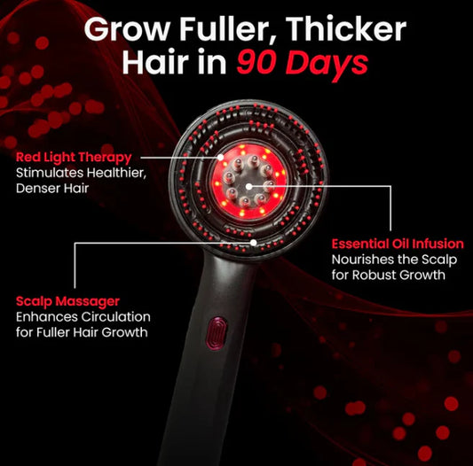 Allforshop Red Light Massaging Brush