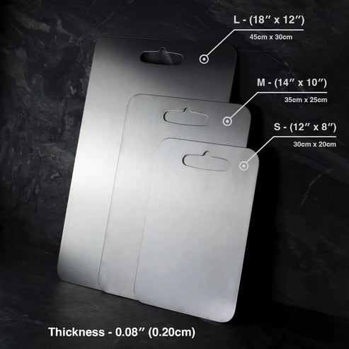 AllforShop 100% Titanium Cutting Board